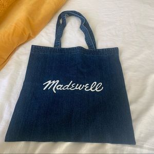 Denim Madewell Canvas Tote - Never used.